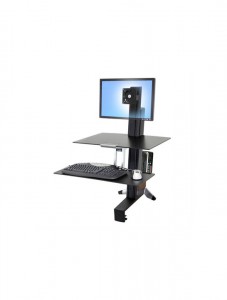 WorkFit-S, Single LD with Worksurface+   